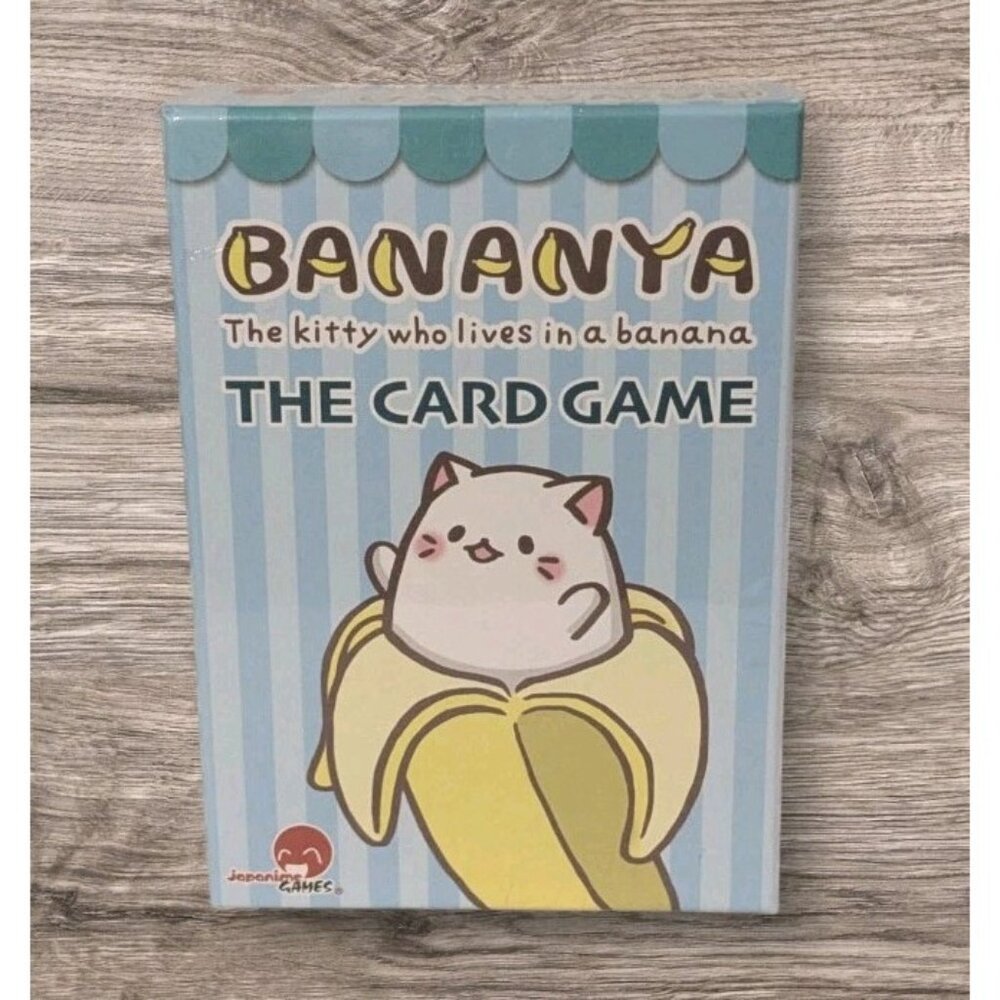 New Japanime Bananya Card Games Kitty Who Loves In A Banana Cute The Cat Sealed